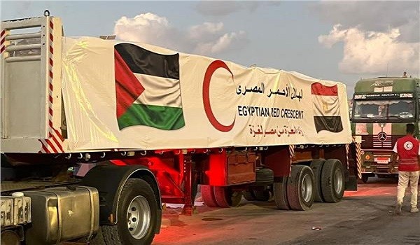 قافلة المساعدات لغزة