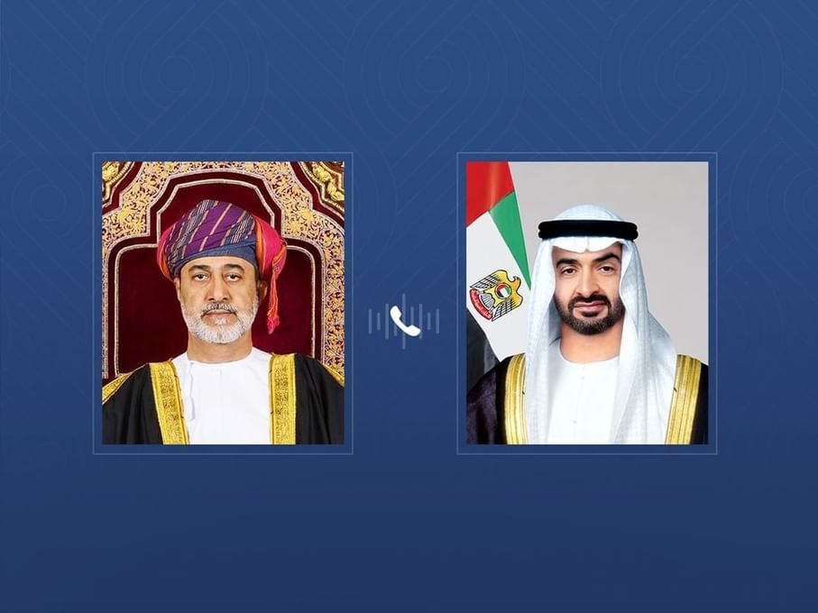 رئيس الإمارات وسلطان عمان