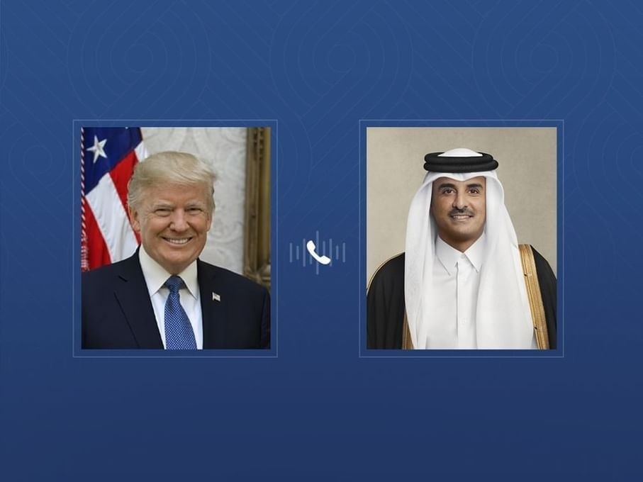 أمير قطر ورئيس أمريكا