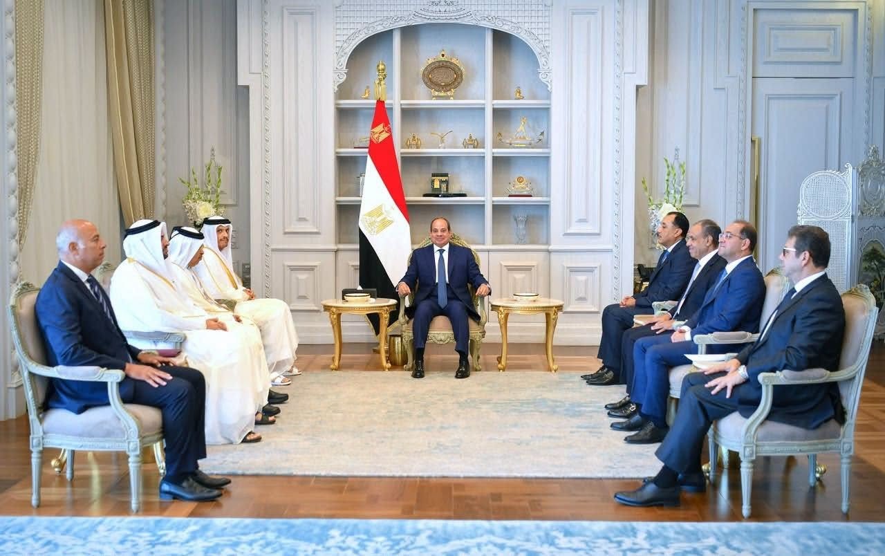 الرئيس السيسي ورئيس وزراء قطر