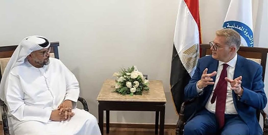 لقاء وزير البترول المصري ورئيس أدنوك للحفر