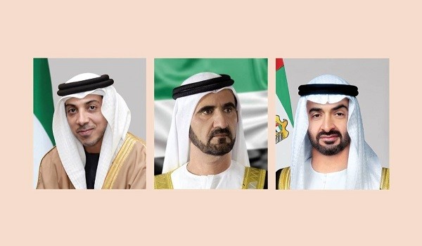 الرئيس الإماراتي ونائباه يهنئون ملك النرويج الجديد هاكون الثامن