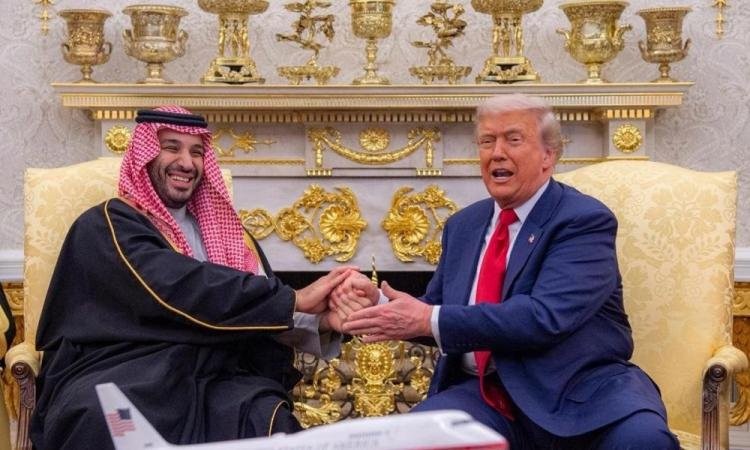 دونالد ترامب والأمير محمد بن سلمان