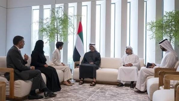 حضور علييف وطحنون بن زايد.. 