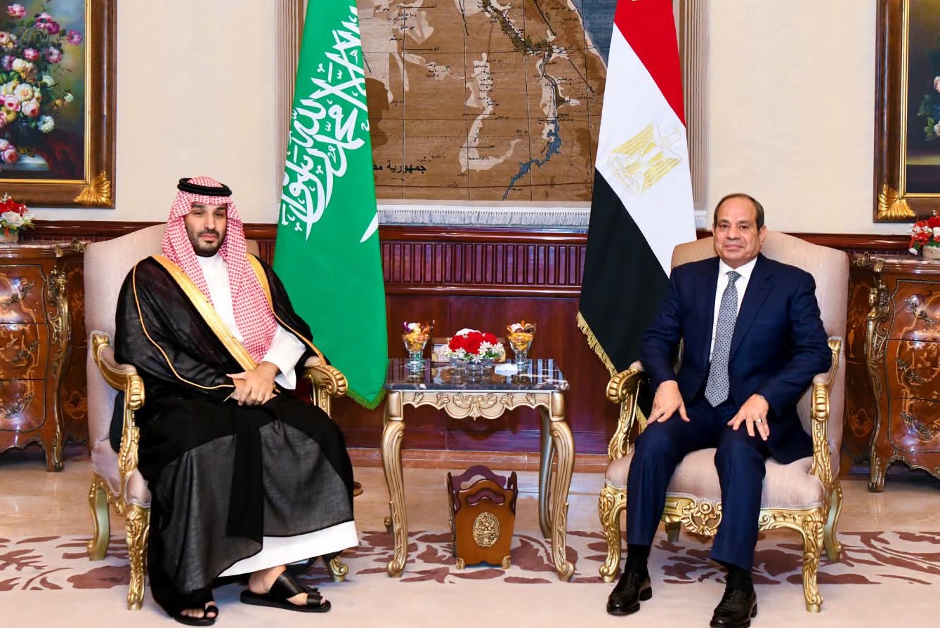 الرئيس المصري وولي العهد السعودي
