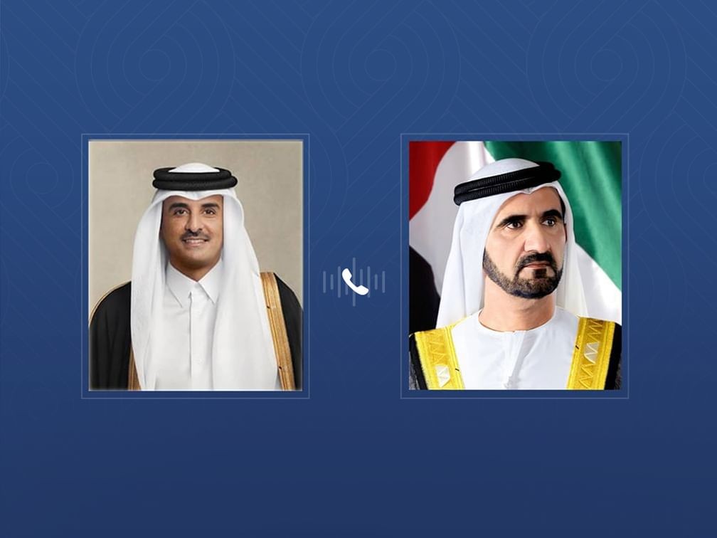 حاكم دبي وأمير قطر