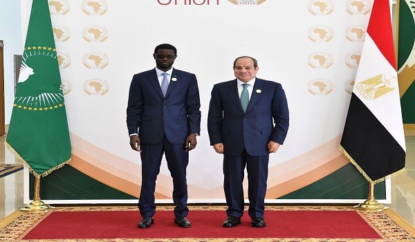 الرئيس المصري ونظيره السنغالي