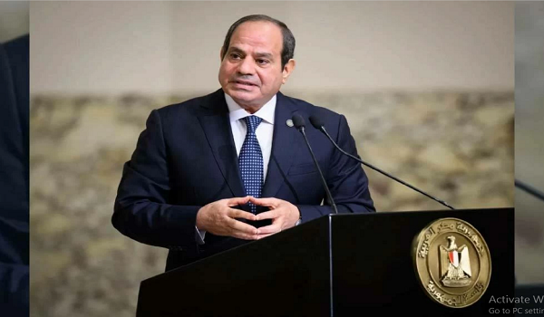 الرئيس المصري عبد الفتاح السيسي