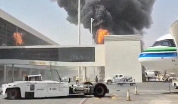 هجوم جديد على مطار الملك خالد بالرياض