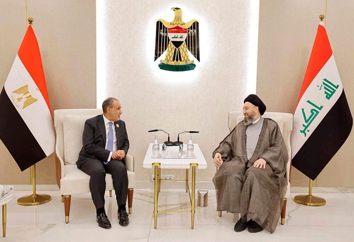 عمار الحكيم وبدر عبدالعاطي