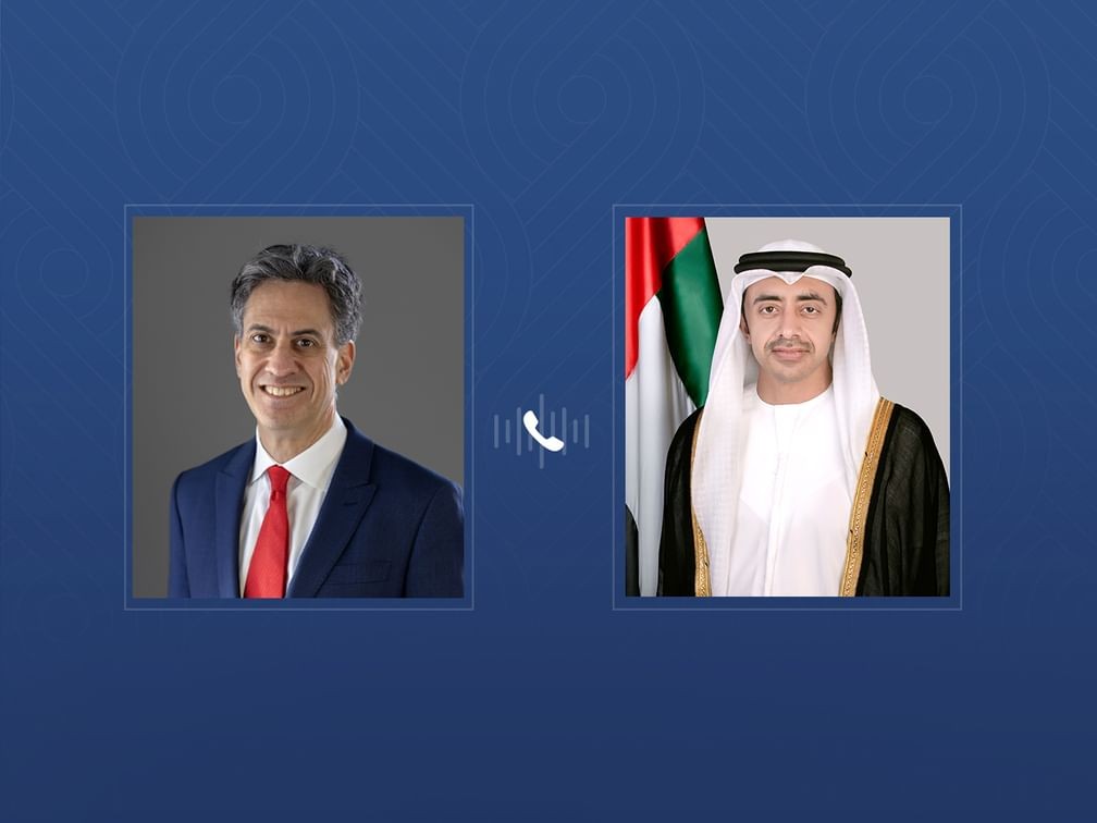وزيرا خارجية الإمارات وبريطانيا