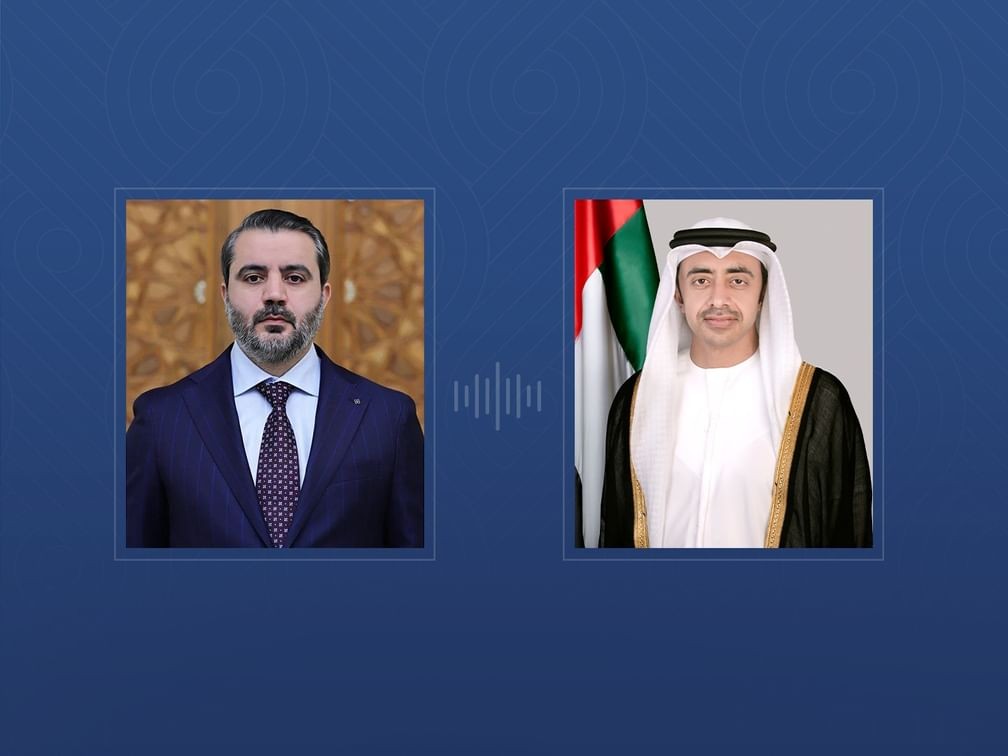 وزيرا خارجية الإمارات وسوريا