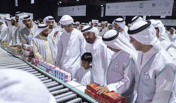 جسر أحمد بن راشد للمساعدات الإنسانية لغزة 