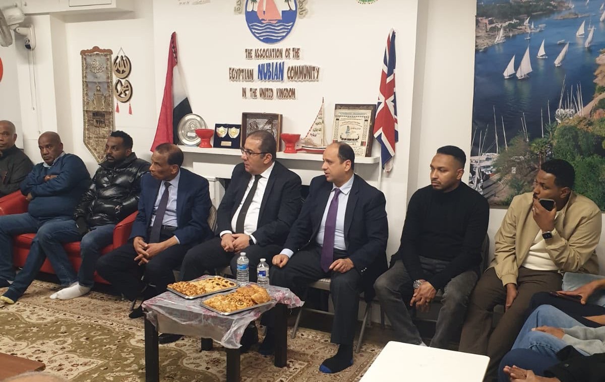 زيارة القنصل العام المصري لأبناء النوبة