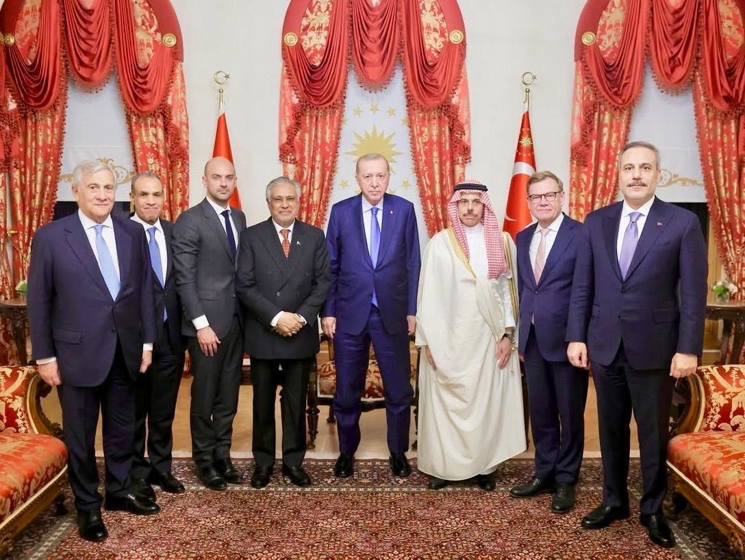 لقاء وزراء الخارجية مع أردوغان