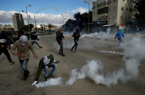 اشتباكات في الأراضي الفلسطينية المحتلة 