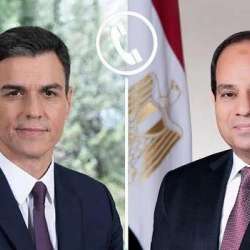 السيسي وبيدرو سانشيز