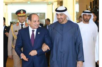 الشيخ محمد بن زايد والرئيس السيسي