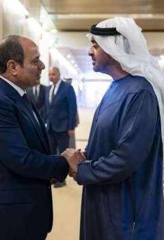 UAE, Egyptian Presidents
