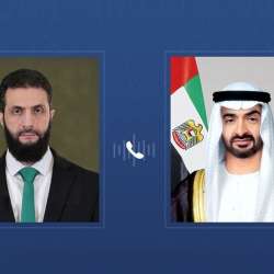محمد بن زايد وأحمد الشرع