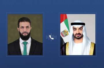 محمد بن زايد وأحمد الشرع
