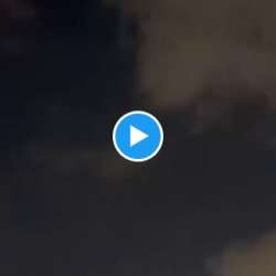 لحظة سقوط صاروخ