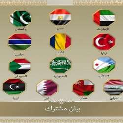 بيان الدول العربية والإسلامية