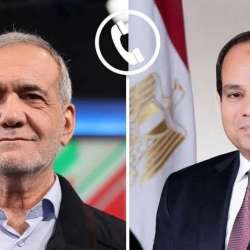 الرئيسان المصري والإيراني