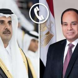 الرئيس السيسي والأمير تميم بن حمد