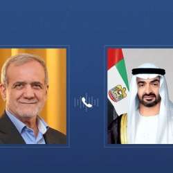 الرئيسان الإماراتي والإيراني