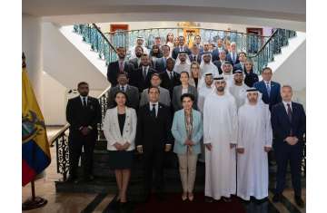 President of Ecuador meets Envoy of UAE’s Minister of Foreign Affairs