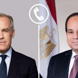 الرئيس المصري ورئيس وزراء كندا