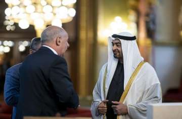 الرئيسان الإماراتي والمجري