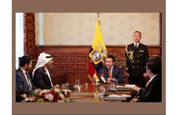 Ecuadorian President receives UAE Accountability Authority President