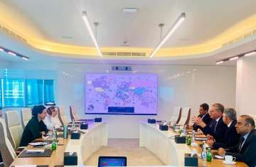 لقاء الوفدين المصري والإماراتي