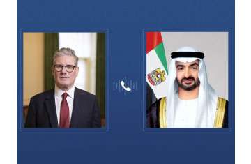 H.H Sheikh Mohamed bin Zayed Al Nahyan & Keir Starmer