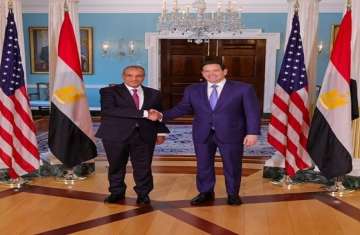 وزيرا الخارجية الأمريكي والمصري