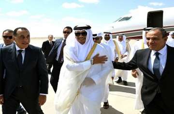 استقبال رئيس وزراء قطر