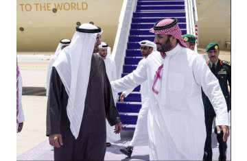 UAE President arrives in Riyadh 