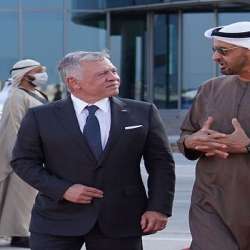 الملك عبدالله الثاني والشيخ محمد بن زايد