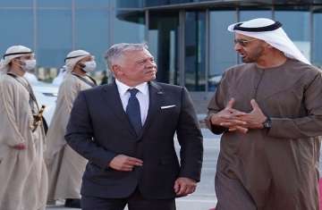 الملك عبدالله الثاني والشيخ محمد بن زايد