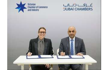 Dubai Chambers signs with Victorian Chamber