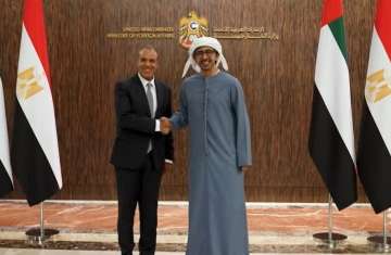 وزيرا خارجية الإمارات ومصر