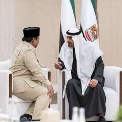 الرئيسان الإماراتي والإندونيسي