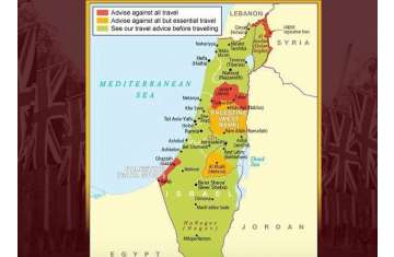 خريطة فلسطين