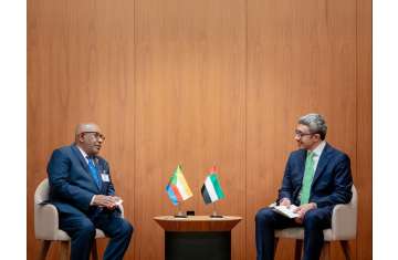 H.H. Sheikh Abdullah bin Zayed Al Nahyan & Azali Assoumani