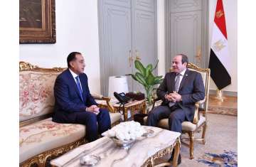 الرئيس السيسي ورئيس وزراء مصر