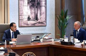 لقاء مدبولي مع رئيس الشركة