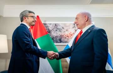 بنيامين نتنياهو وعبدالله بن زايد