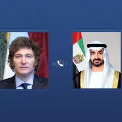 الرئيسان الإماراتي والأرجنتيني